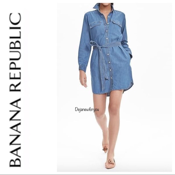 Banana Republic Dresses & Skirts - Banana Republic Denim Shirtdress